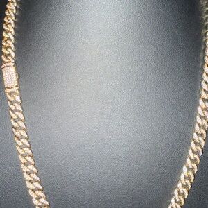 Gold Cuban Link Chain Necklace